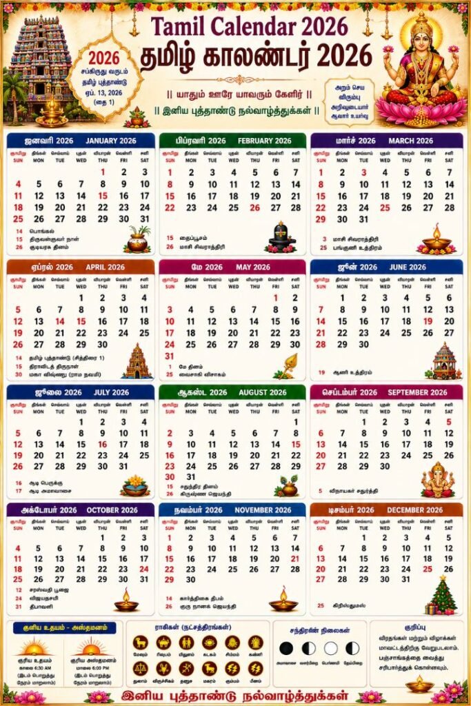 Tamil Calendar 2026